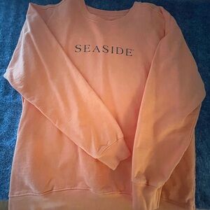 Seaside  unisex  Coral Sweatshirt